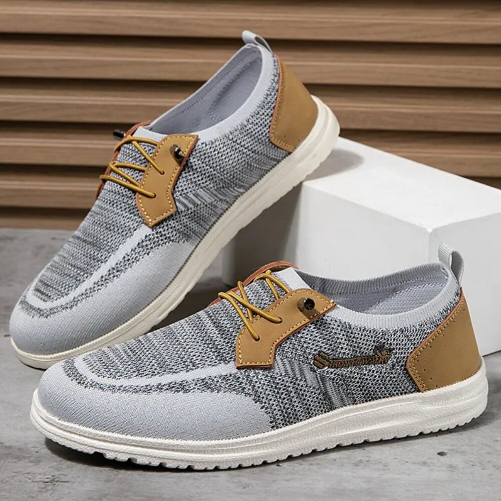 Men's Lightweight Stretch Mesh Loafers‎ Breathable Casual Slip-on Sneakers Shoes